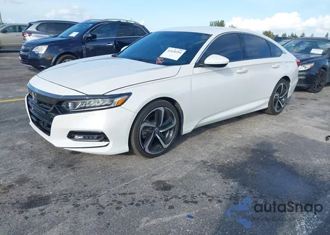 2018 Honda Accord Sport из США, поврежденный, VIN 1HGCV1F3XJA248467